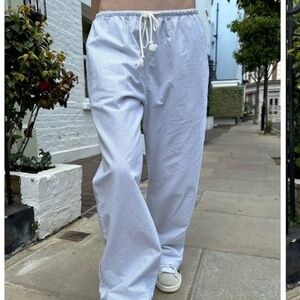 Brandy Melville Anastasia Pants - Grey Stripes